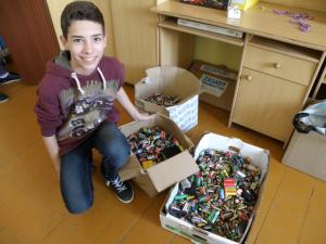 Zbiórka zuzytych bateri