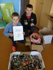 Zbiórka zuzytych bateri